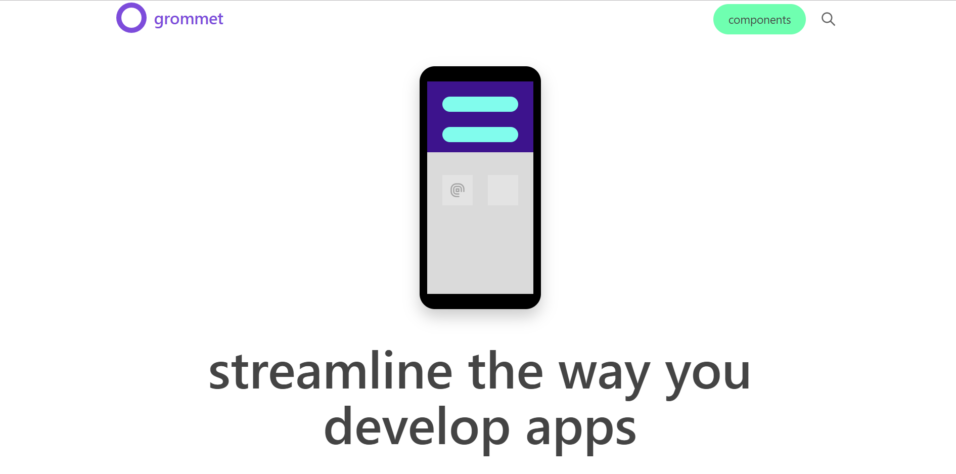 Grommet landing page