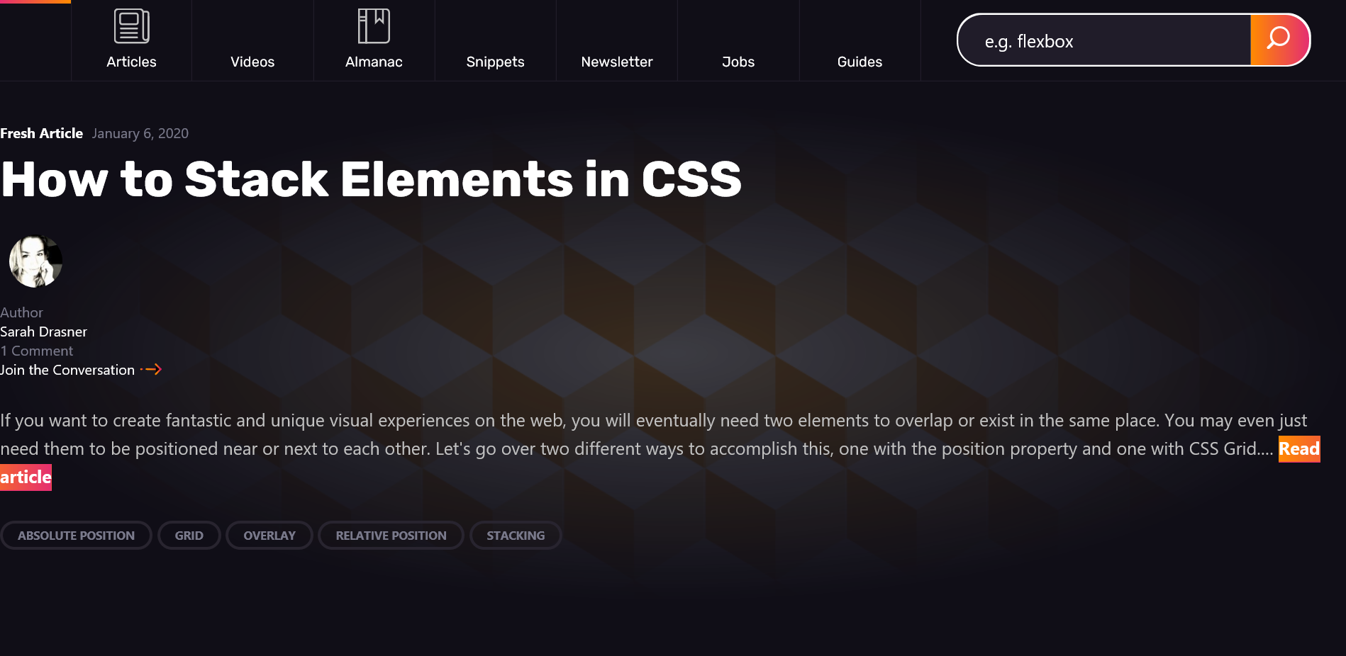 CSS-Tricks on IE 11
