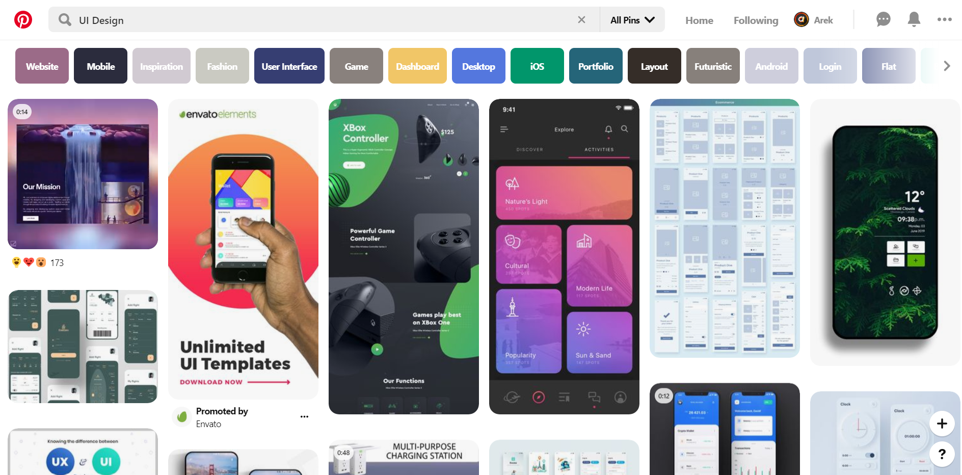 Pinterest website