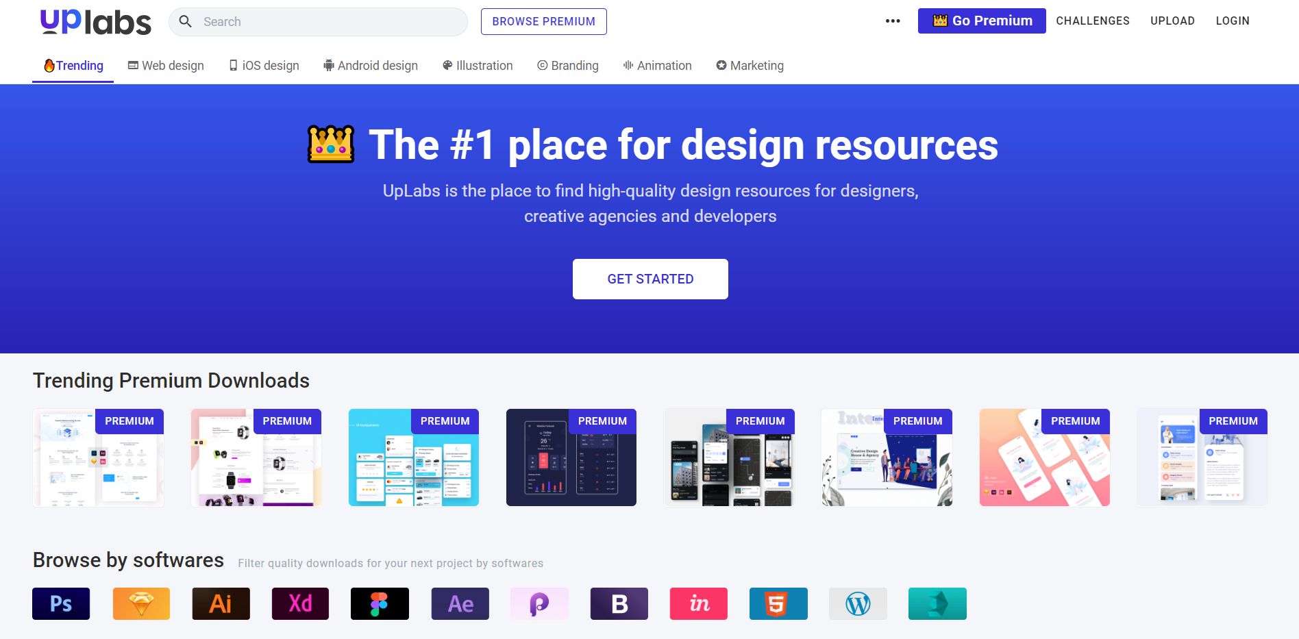 UpLabs website